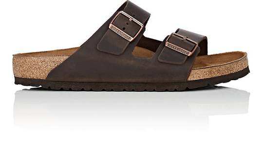 Arizona Oiled Leather Double-Buckle Sandals展示图