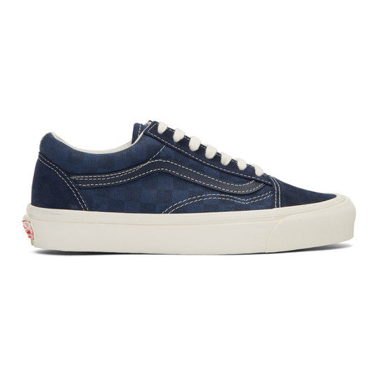 Navy Checkerboard OG Old Skool LX Sneakers展示图