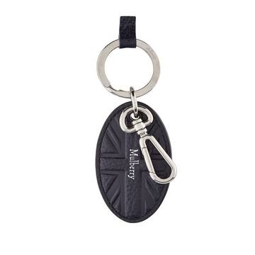 Leather Union Jack Keyring