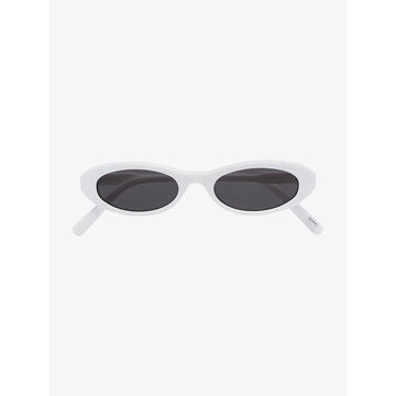 white Joel Ighe oval sunglasses