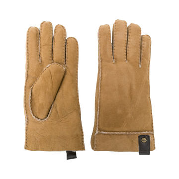 leather trim gloves