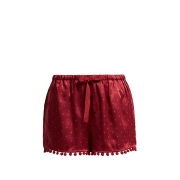 Maja polka-dot silk shorts