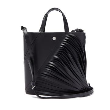 Hex small leather tote bag