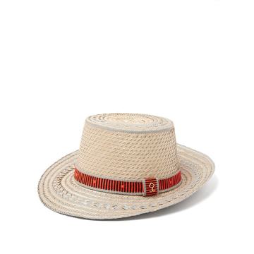 Juan striped straw hat