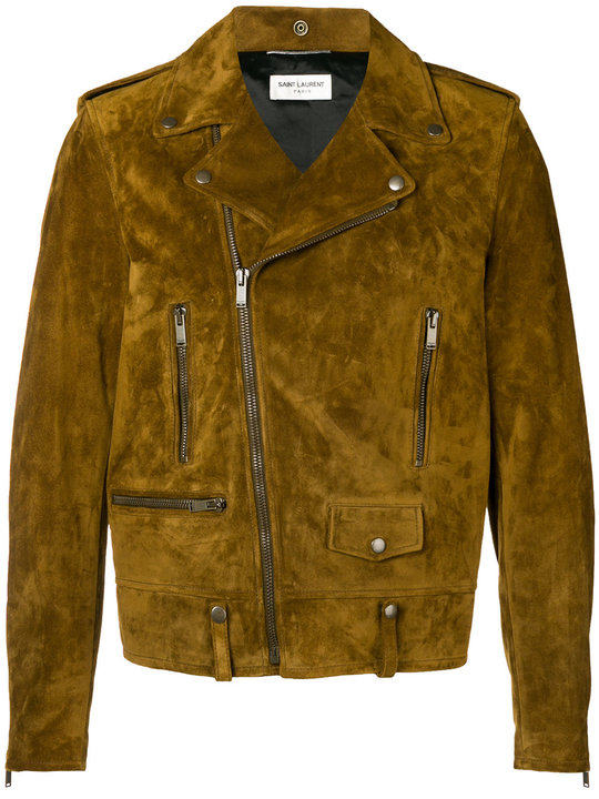 suede biker jacket展示图