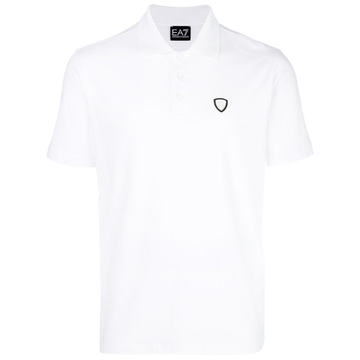 logo patch polo shirt