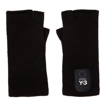 Black Logo Gloves