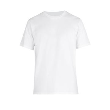 Crew-neck cotton-jersey T-shirt