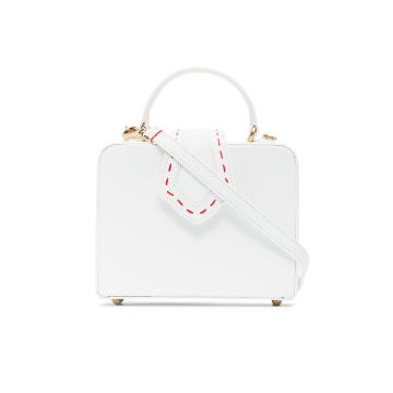 white Fey small leather bag