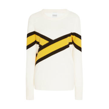 Calab Colorblock Striped Cashmere Sweater