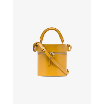 yellow Drum leather shoulder bag
