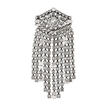 crystal embellished brooch