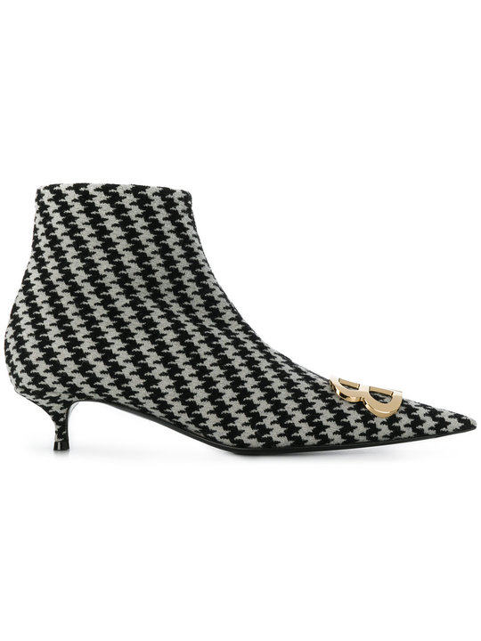 BB houndstooth booties展示图