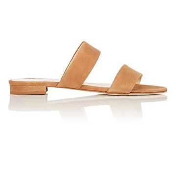 Suede Double-Band Slides