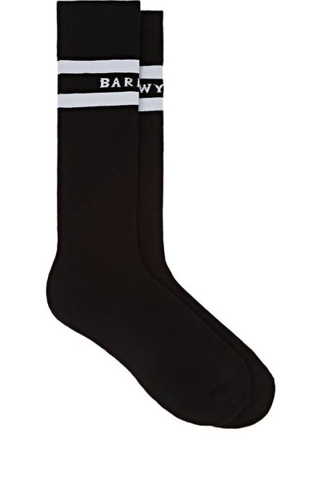 Logo Stretch-Cotton Mid-Calf Socks展示图