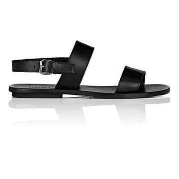 Leather Double-Band Sandals