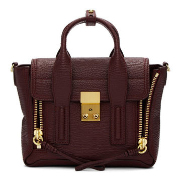 Burgundy Mini Pashli Satchel Bag