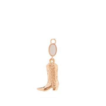 Boot rose gold-plated charm