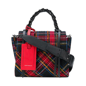 Angel S plaid tote