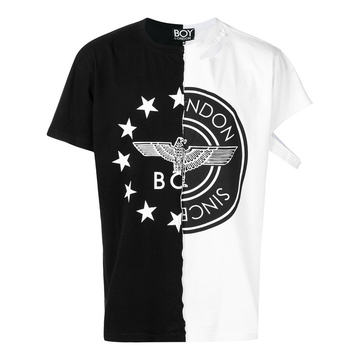 contrast logo T-shirt