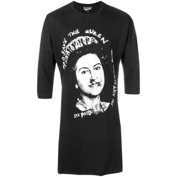 queen print T-shirt
