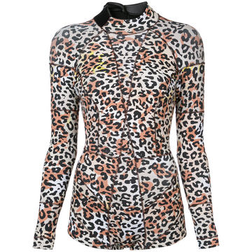 leopard print wet suit