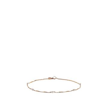 Cheville Dorée 14kt gold & pearl ankle bracelet
