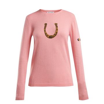 Horseshoe cashmere-blend sweater