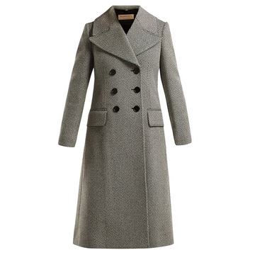 Aldemoor wool-blend twill coat