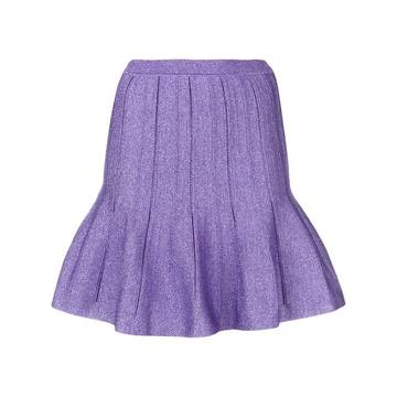 ruffled mini skirt