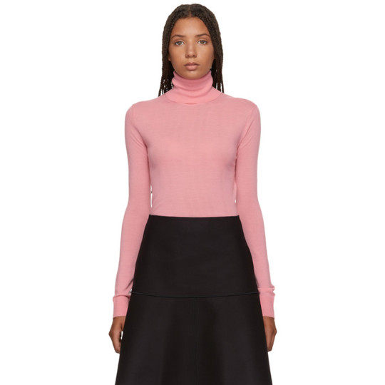 Pink Wool Turtleneck展示图