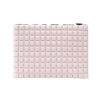 chocolate bar quilted clutch