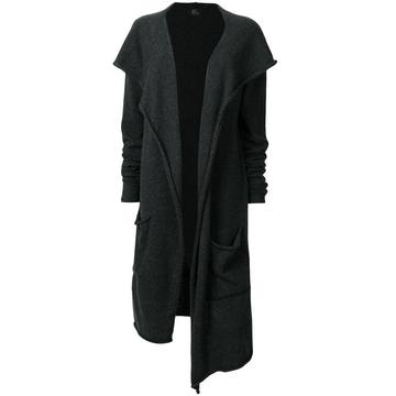 hooded oversized cardi-coat