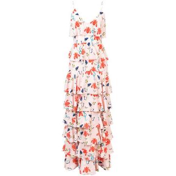 Filipa floral tiered dress