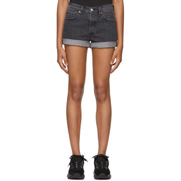 Black 501 Denim Shorts