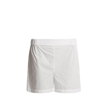 Alcina high-rise cotton pyjama shorts