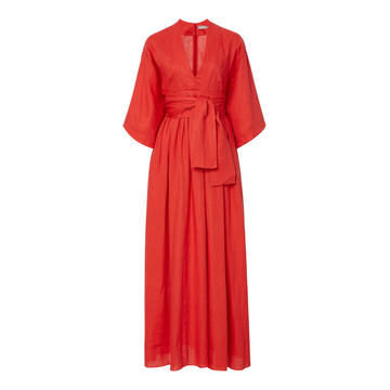 Ferrers Waist Wrap Midi Dress