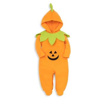 Baby's Pumpkin Hooded Footie