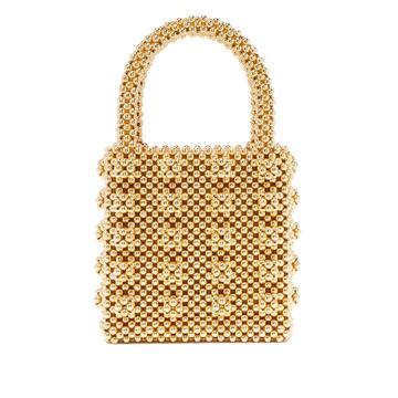 Antonia faux-pearl embellished bag