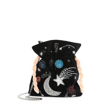 Trilly Universe Velvet Pouch Mini Bag