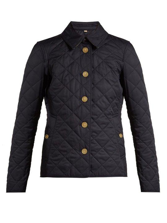 Frankby diamond-quilted shell jacket展示图