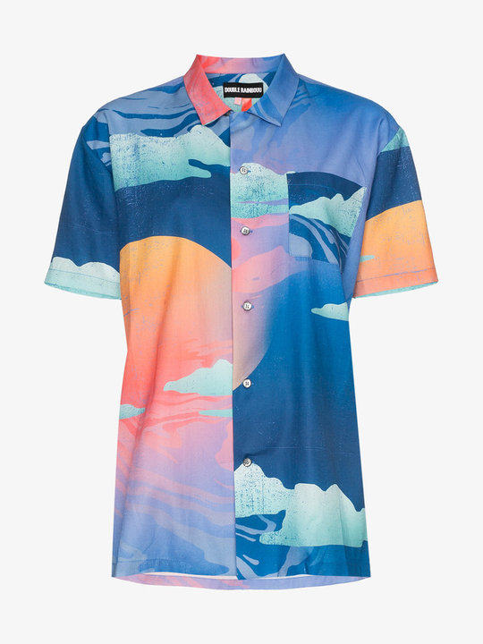 Wet Dream print cotton Hawaiian shirt展示图