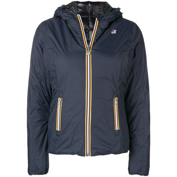 zipped padded jacket