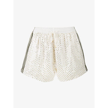 sequin embellished shorts