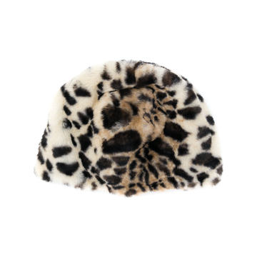 leopard print beanie