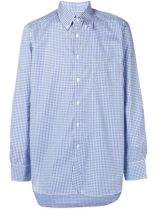 button down check shirt展示图