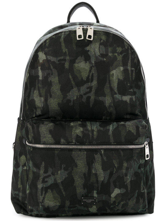 camouflage zipped backpack展示图