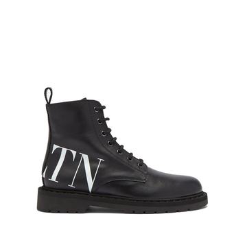 VLTN lace-up leather ankle boots