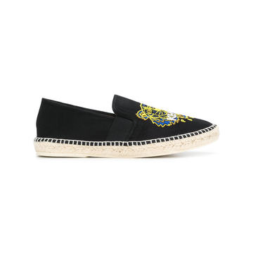 tiger embroidered espadrilles