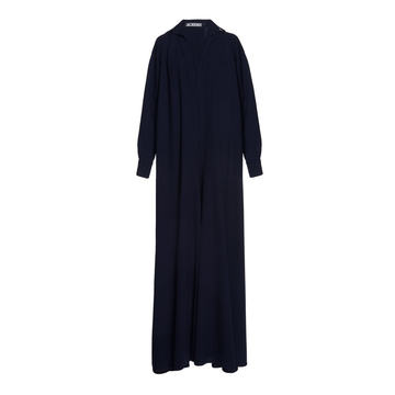 Djellaba Wool-Crepe Wide-Leg Jumpsuit